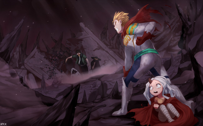 Обои картинки фото аниме, boku no hero academia, моя, геройская, академия