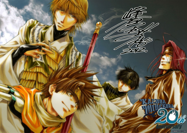 Обои картинки фото аниме, unknown,  другое , парни