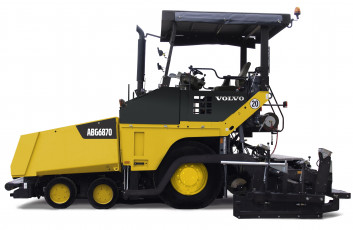 Картинка техника асфальтоукладочная+техника volvo