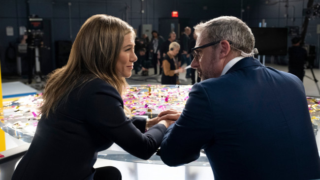 Обои картинки фото кино фильмы, the morning show , сериал, ведущие, студия, люди