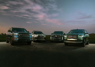 Картинка автомобили разные+вместе lincoln cadillac lexus