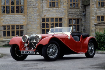 Картинка автомобили классика jaguar