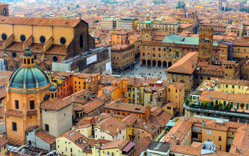 Картинка bologna italy города -+панорамы