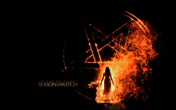 обоя кино фильмы, season of the witch, девушка, огонь, знак