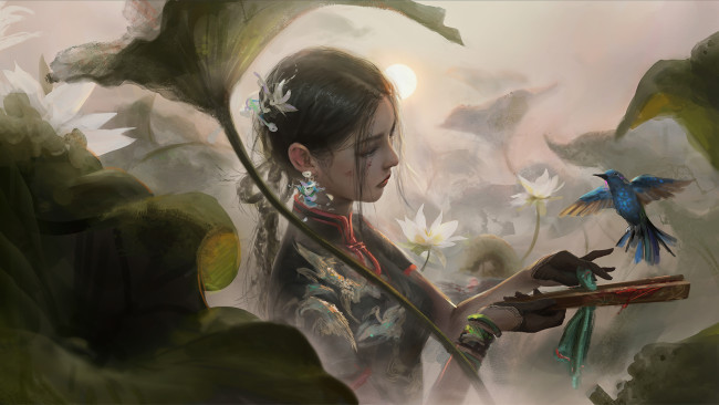 Обои картинки фото фэнтези, девушки, девушка