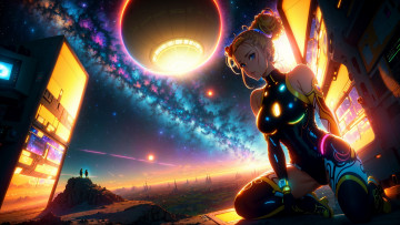 Картинка аниме оружие +техника +технологии нейросети графика нейроарт ai art нейронные сети рисунки ней