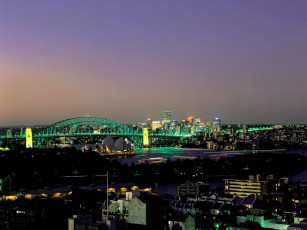 Картинка города огни ночного