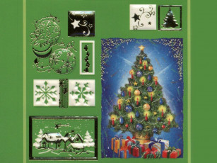 обоя праздничные, рисованные