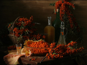 Картинка ира быкова облепиховка еда натюрморт