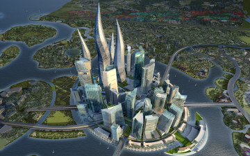 Картинка 3д графика architecture архитектура