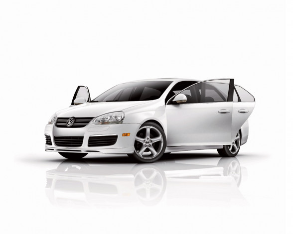 Обои картинки фото 2007, volkswagen, jetta, автомобили