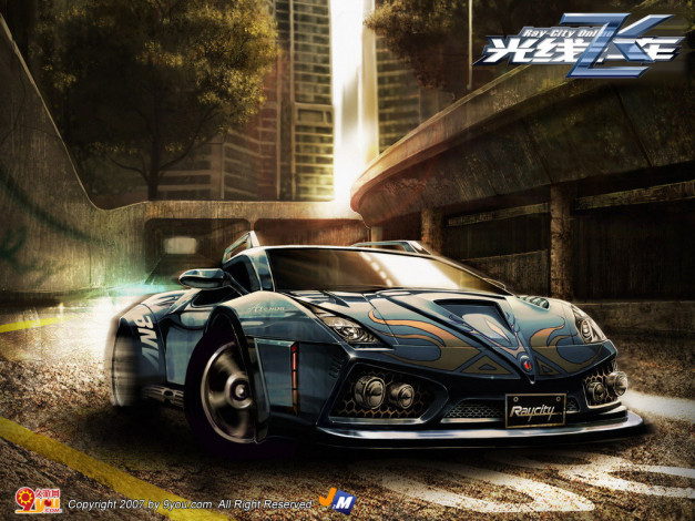 Обои картинки фото ray, city, online, видео, игры