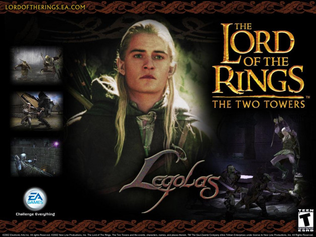 Обои картинки фото the, lord, of, rings, two, towers, видео, игры