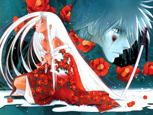 Картинка аниме weapon blood technology