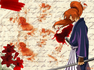 Картинка аниме rurouni kenshin