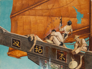 обоя stanley, borack, рисованные, контрабандисты