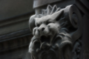 Картинка 3д графика fractal фракталы голова лев фрактал