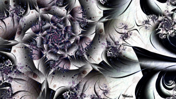 Картинка 3д графика fractal фракталы фрактал узор