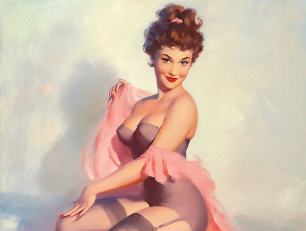 Обои картинки фото bill, medcalf, рисованные, неглиже