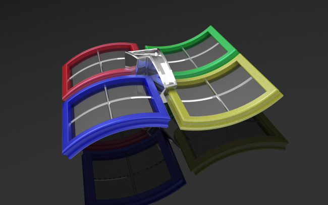 Обои картинки фото компьютеры, windows, vienna, доски, цыфра, круг