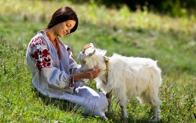 Обои картинки фото _Unsort -НЕ ВЫБИРАТЬ  , девушки, , не, выбирать, коза