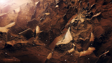 Картинка 3д графика nature landscape природа горы