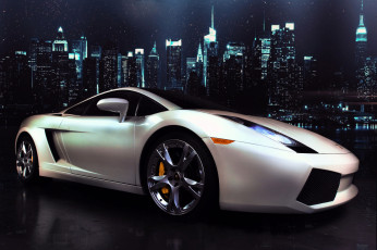 Картинка lamborghini gallardo автомобили город