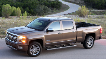 Картинка chevrolet silverado автомобили gm division сша детройт грузовые легковые