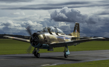 Картинка авиация лёгкие одномоторные самолёты аэродром полоса спарка взлет самолет