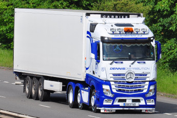 Картинка автомобили mercedes+trucks тяжелый грузовик седельный тягач