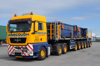 Картинка автомобили man тяжелый грузовик седельный тягач