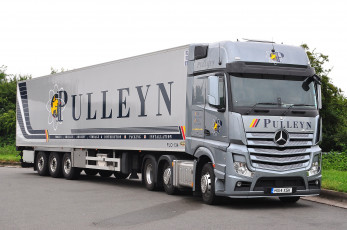 Картинка автомобили mercedes+trucks тяжелый грузовик седельный тягач