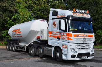 Картинка автомобили mercedes+trucks тяжелый грузовик седельный тягач