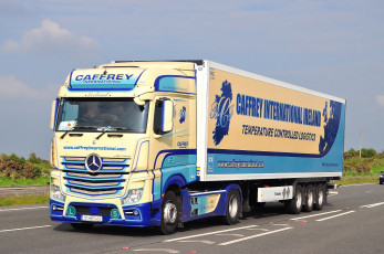 Картинка автомобили mercedes+trucks тяжелый грузовик седельный тягач