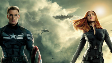 Картинка кино+фильмы captain+america +the+winter+soldier black widow natasha romanoff scarlett johansson rogers steve
