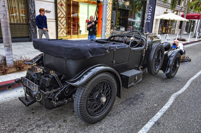 Обои картинки фото 1929 bentley 4 12 litre tourer, автомобили, выставки и уличные фото, автошоу, выставка