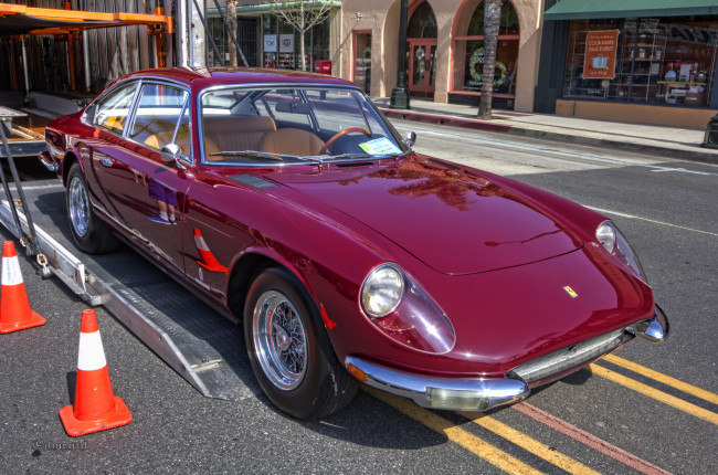 Обои картинки фото 1967 ferrari 365 gt 2 2, автомобили, выставки и уличные фото, автошоу, выставка