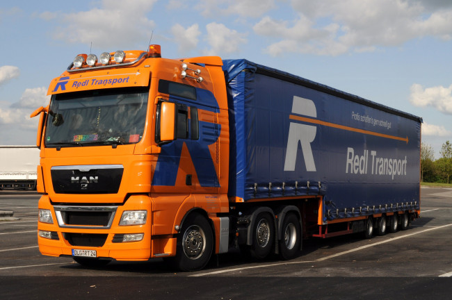 Обои картинки фото автомобили, man, тяжелый, грузовик, седельный, тягач