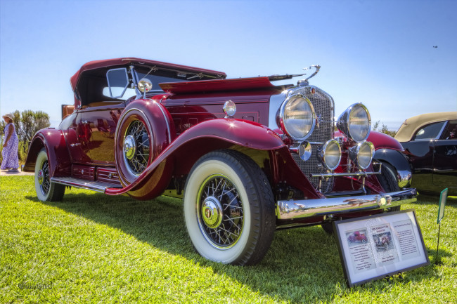 Обои картинки фото 1931 cadillac v16 roadster, автомобили, выставки и уличные фото, автошоу, выставка