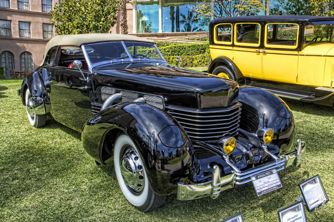 Обои картинки фото 1937 cord 812 supercharged phaeton, автомобили, выставки и уличные фото, выставка, автошоу