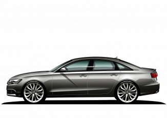 Картинка автомобили 3д с7 скетч audi a6