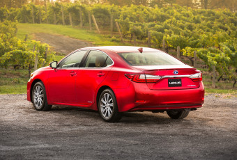Картинка автомобили lexus 2016г es 300h xv60 красный