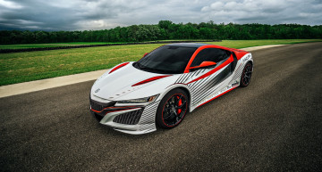 обоя автомобили, acura, 2016г, pace, car, peak, pikes, nsx