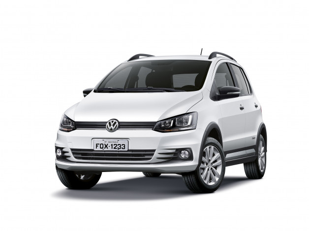 Обои картинки фото автомобили, volkswagen, fox, track, 2015г, светлый