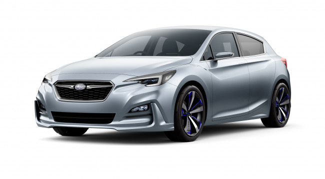 Обои картинки фото автомобили, subaru, 2015г, 5-door, concept, impreza