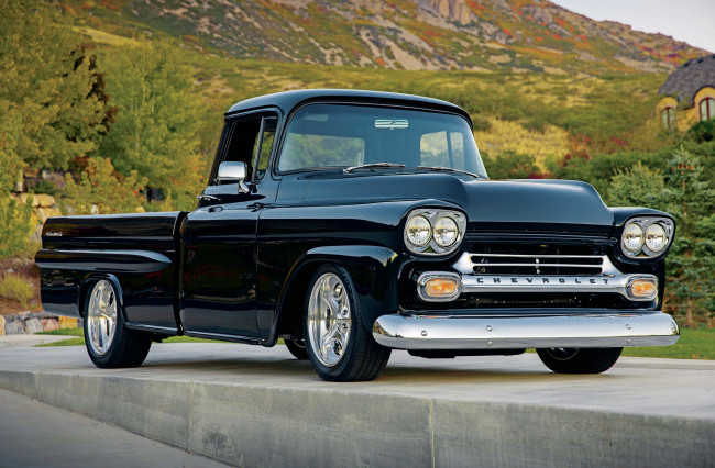 Обои картинки фото автомобили, custom pick-up, chevy