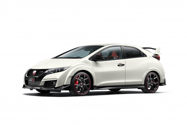 Обои картинки фото автомобили, honda, jp-spec, civic, светлый, 2015г, type, r