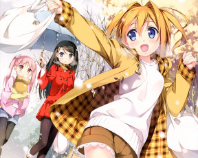 Картинка аниме unknown +другое взгляд девушки фон