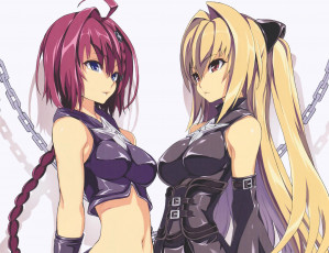 Картинка аниме to+love+ru фон взгляд девушки