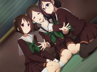 Картинка аниме sound+horizon фон взгляд девушки